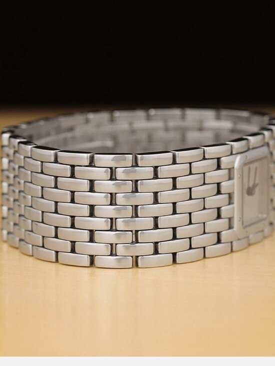 CARTIER WOMENS PANTHERE SILVER WATCH 21MM main image 9